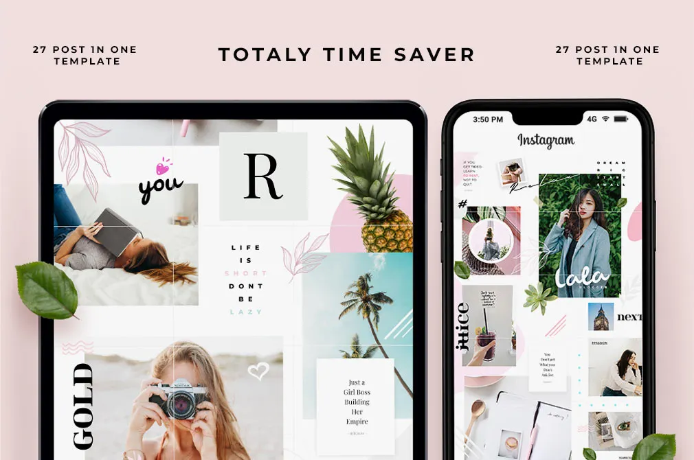 Lala Puzzle Instagram Templates