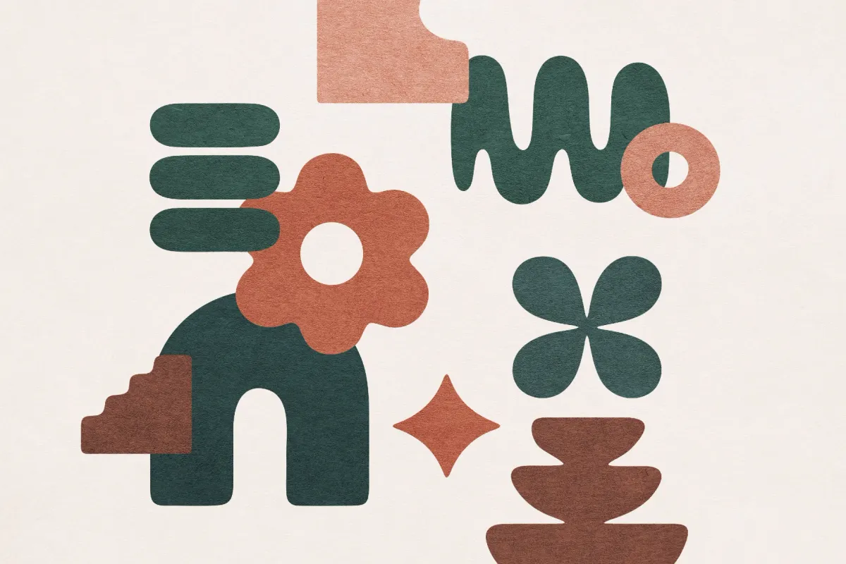 Abstract Organic Shapes