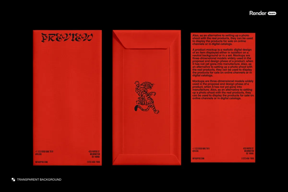 Envelope & Letterhead Mockup Set