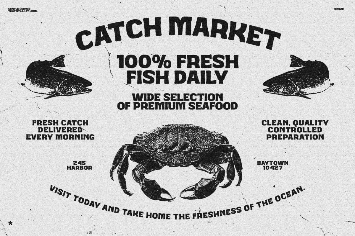 BaseHead – Bold Retro Display Font
