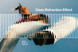 Glass Refraction Photo Effect
