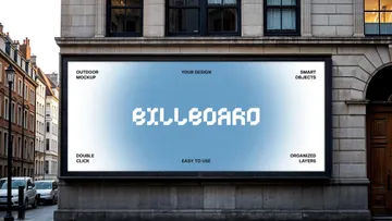 City Billboard Mockup