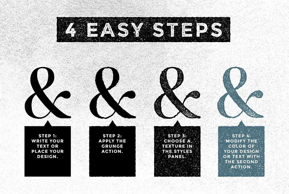 Ink Stamp Layer Styles