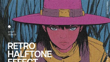 Comic Halftone Print Effect