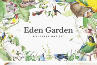 Eden Garden Illustrations Set