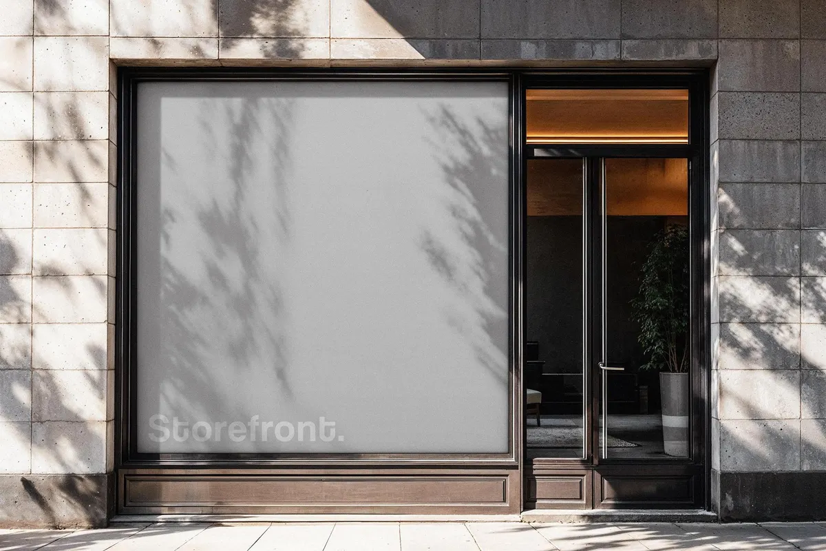 Square Storefront Mockup