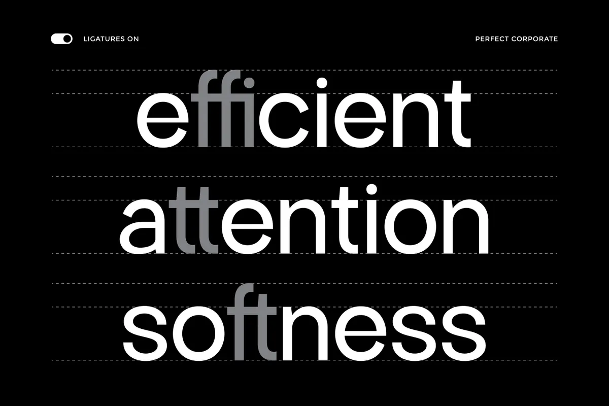 Perfect Corporate Sans Serif Family