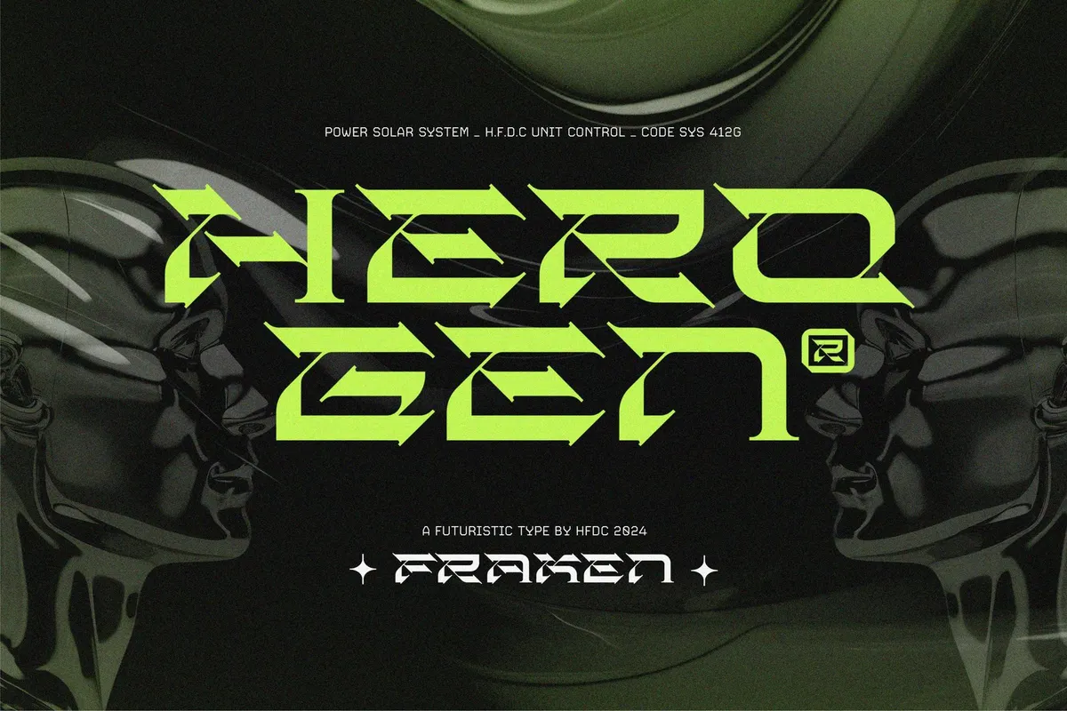 Fraken Futuristic Font