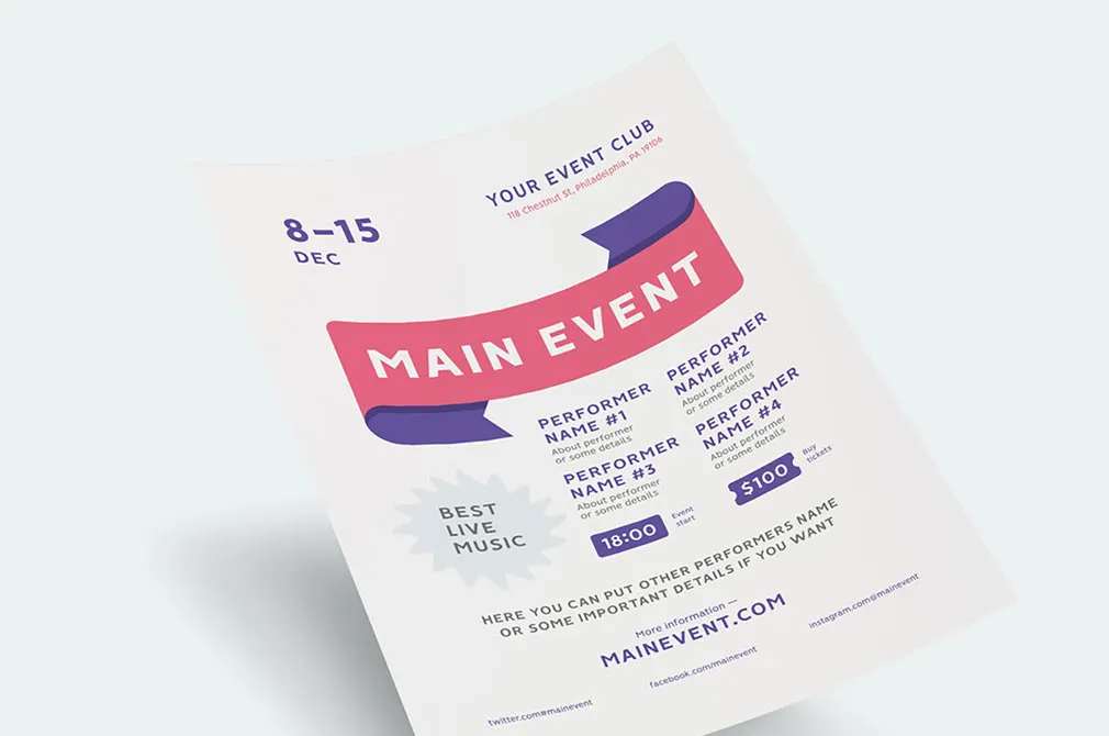 Cover-All Poster Template