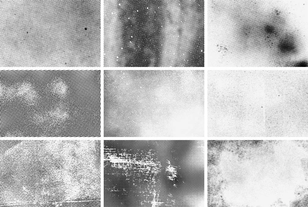 Halftone Textures Collection