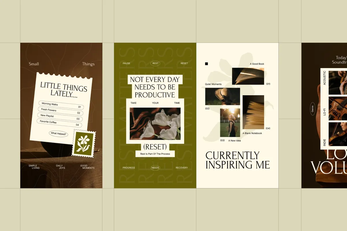 Aesthetic Instagram Pack - Affinity Template