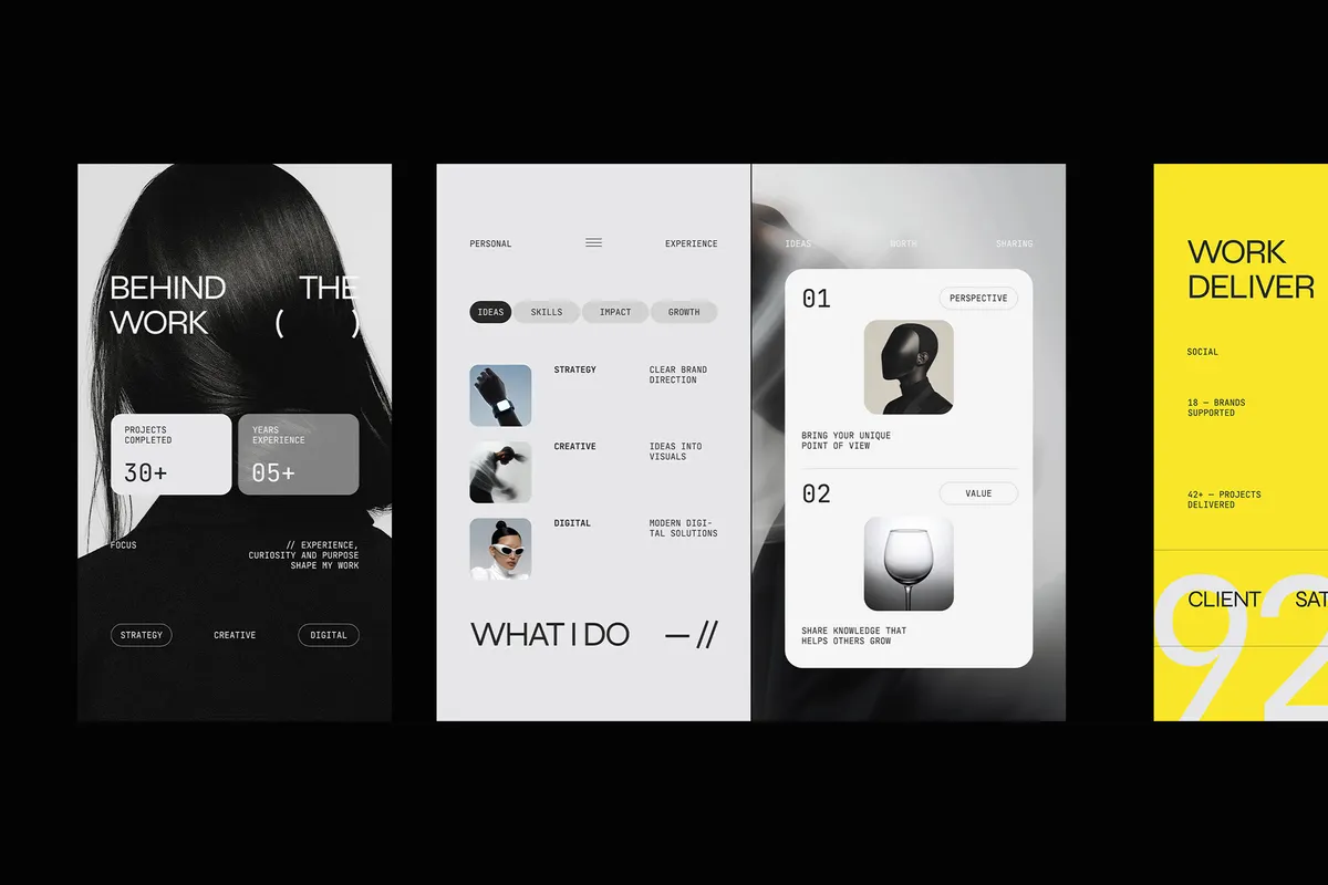Personal Branding Instagram Adobe Template - Portuu