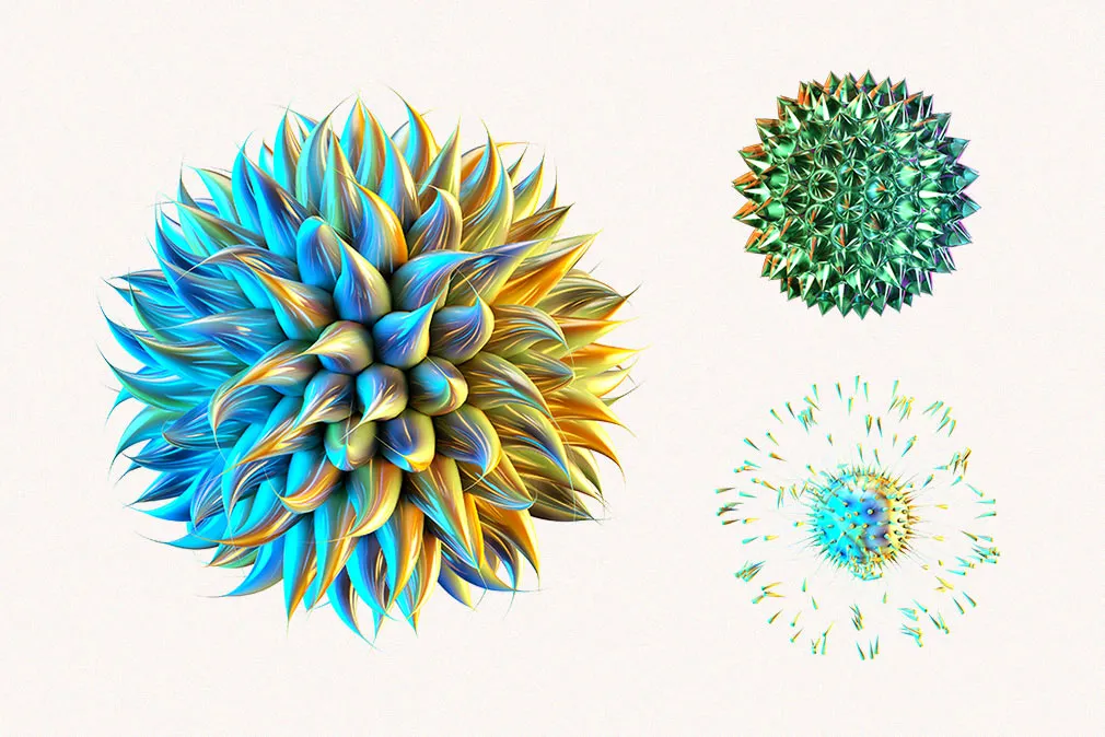 Spectral Microworld Shapes