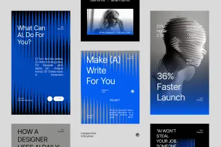 AI Automation Instagram Pack (AI, EPS, PSD)