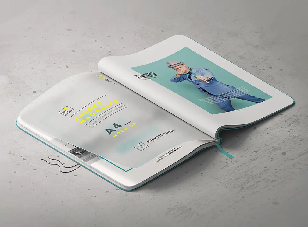 Magazine Mockup Scenes Kit