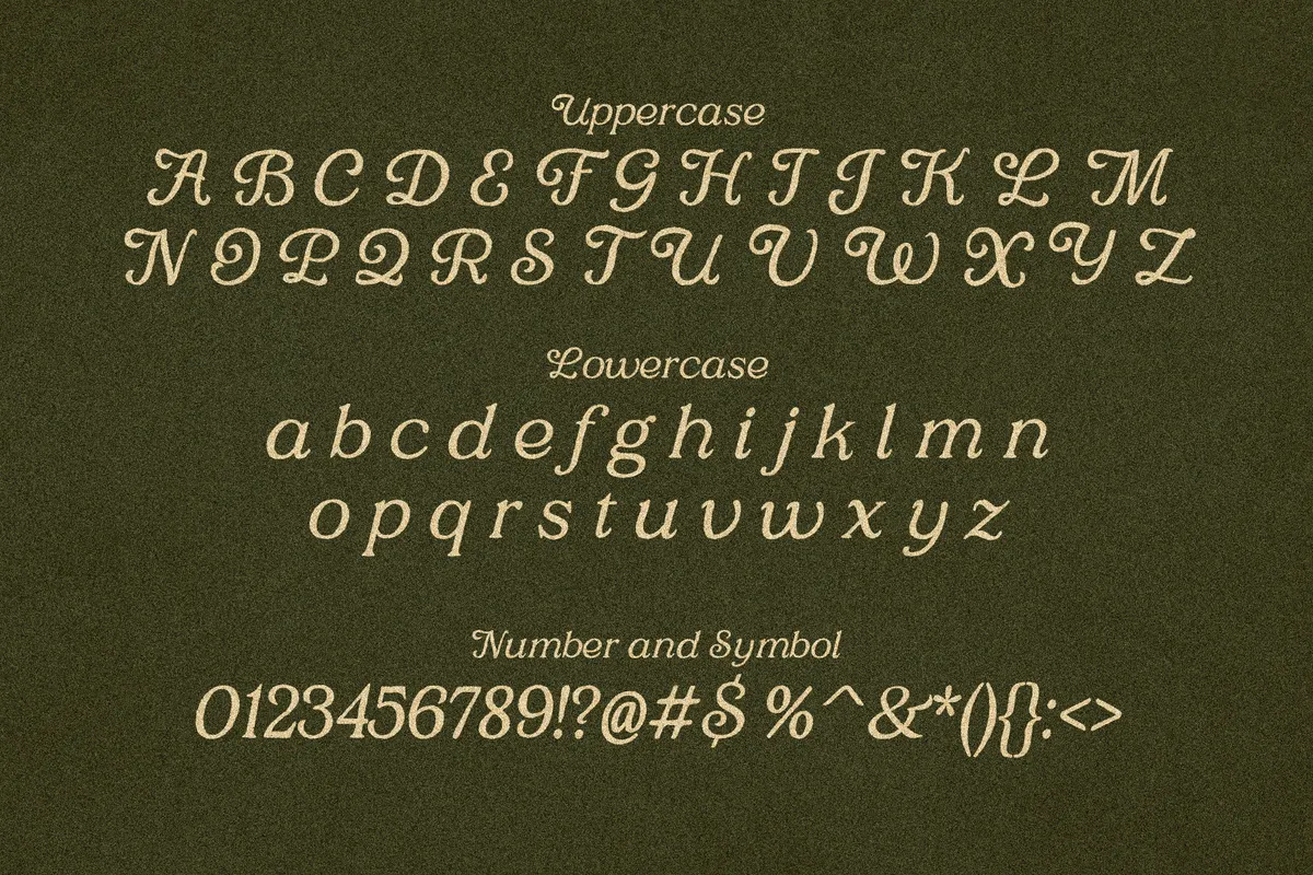 Bark & Paper Press - Vintage Serif & Sans Font Duo