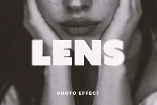 Retro Lens Photo Effect