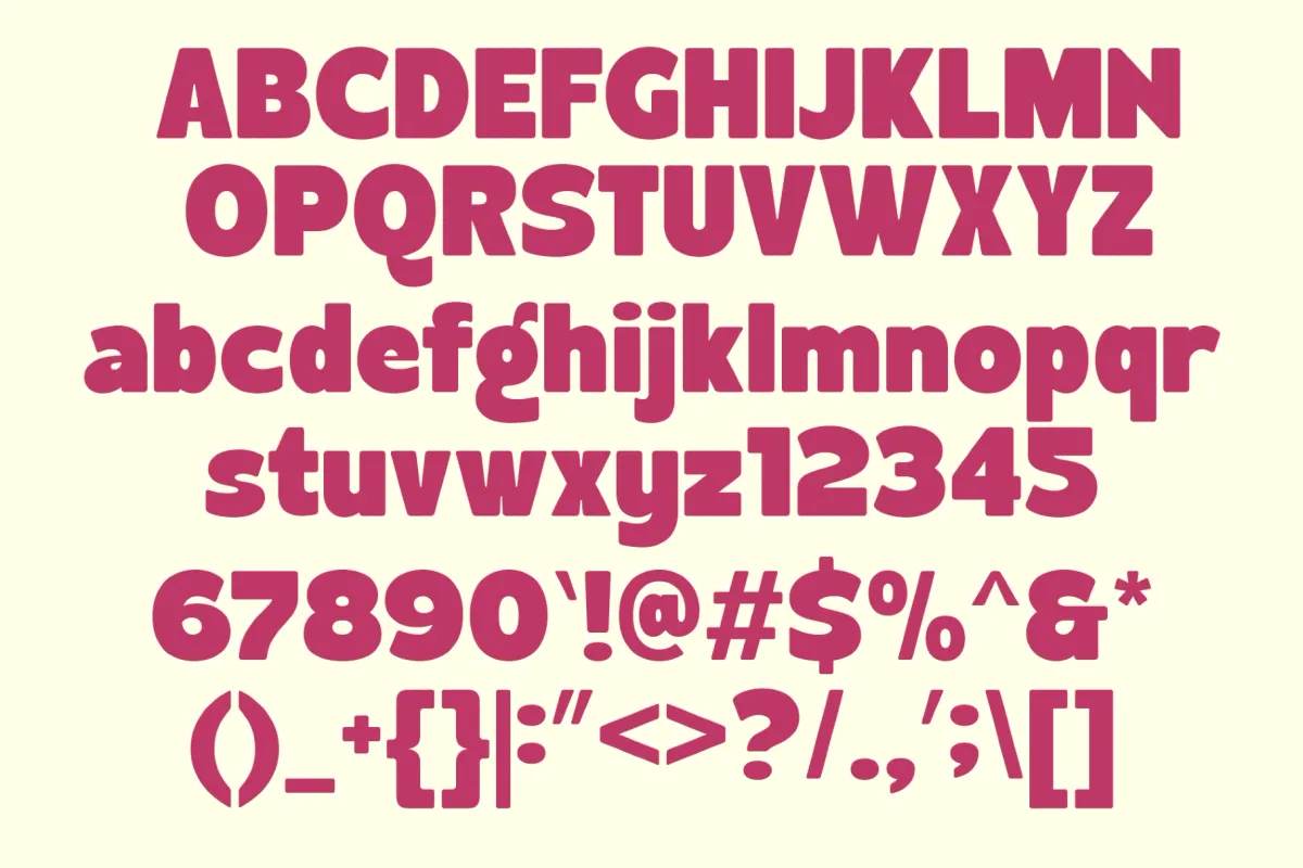 Negula - Bold Rounded Display Font