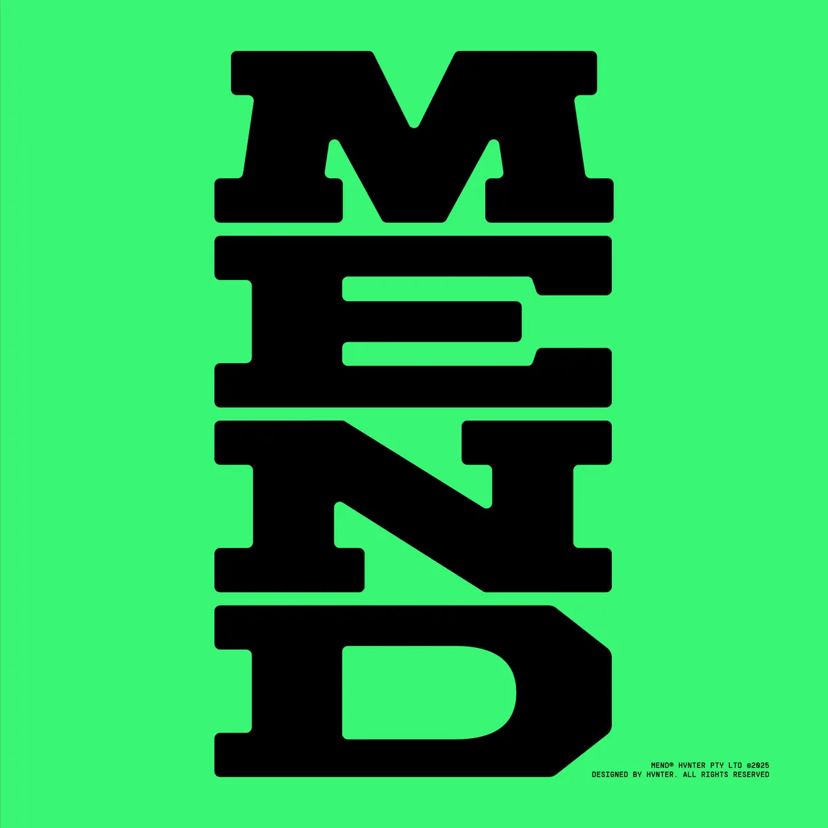 Mend Typeface