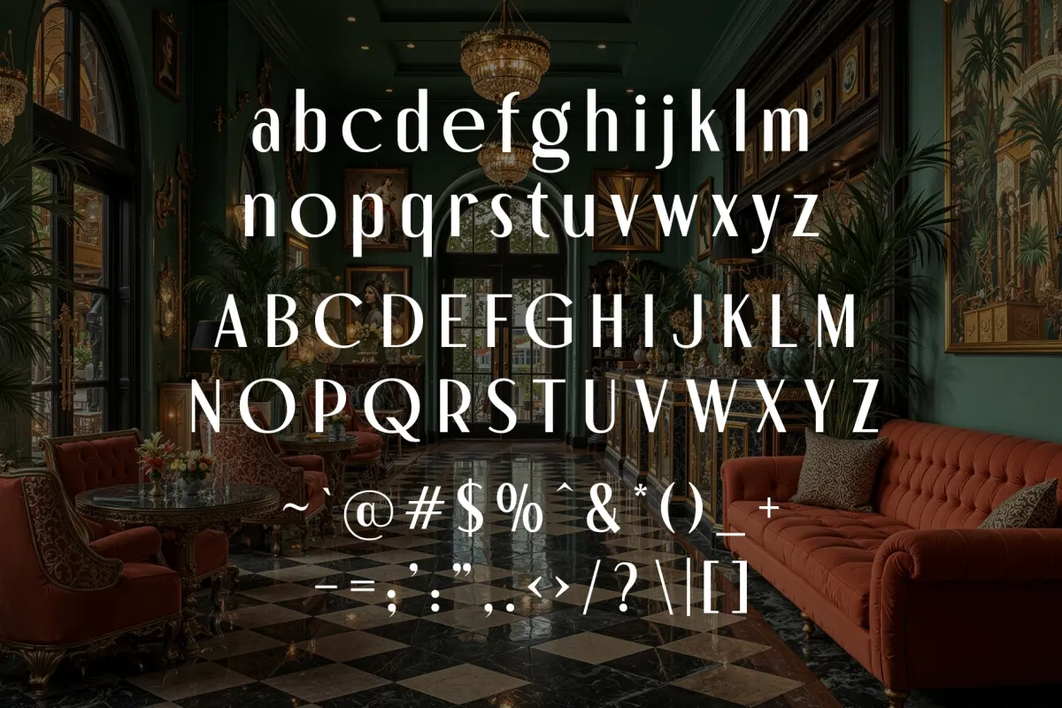 Golden Avenue - Glamour Typeface