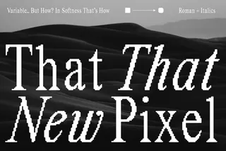That That New Pixel Font