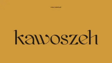 Kawoszeh - Vintage Deco Font