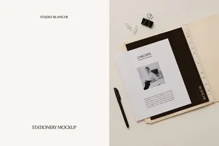 A4 Letterhead Mockup