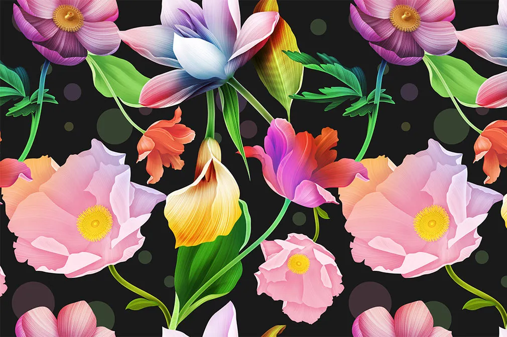 6 Seamless Floral Patterns