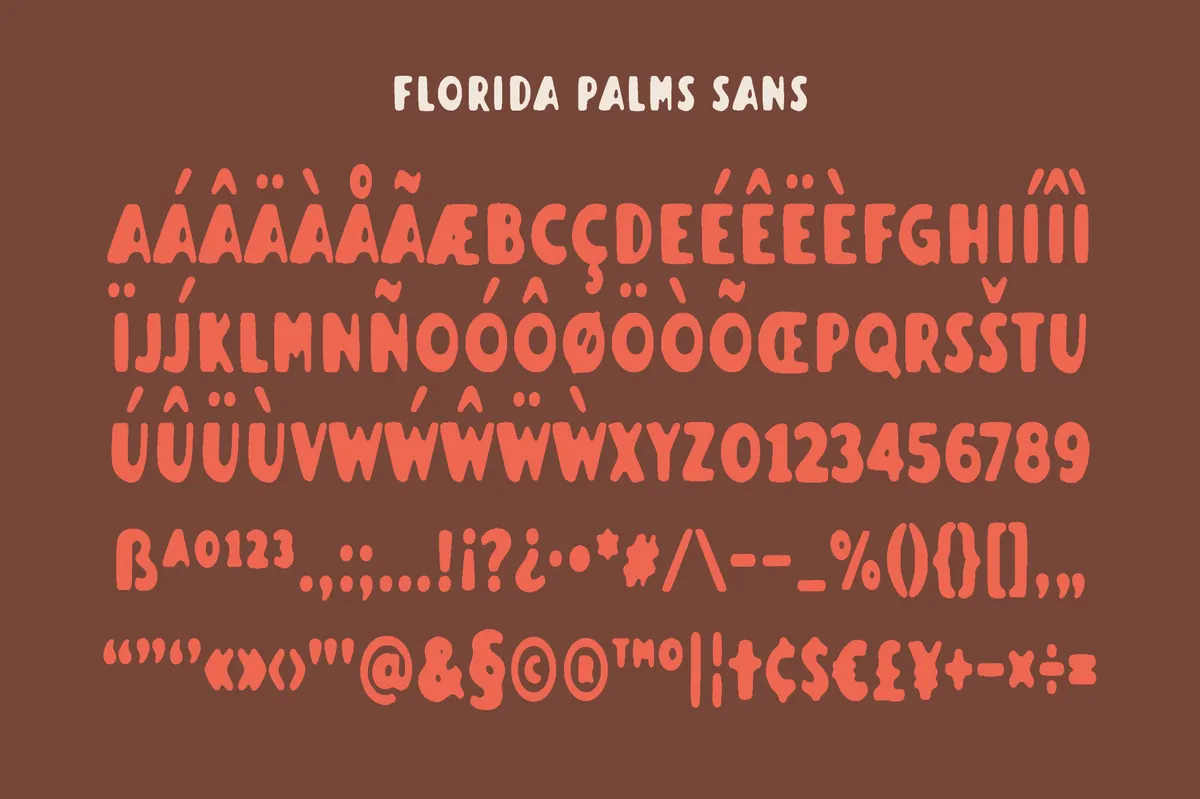 Florida Palms – Tropical Font Duo