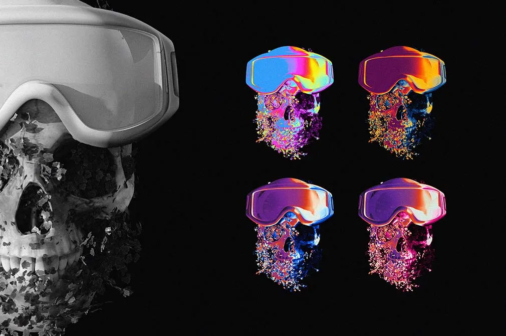 Heat Map Poster Photo Effect
