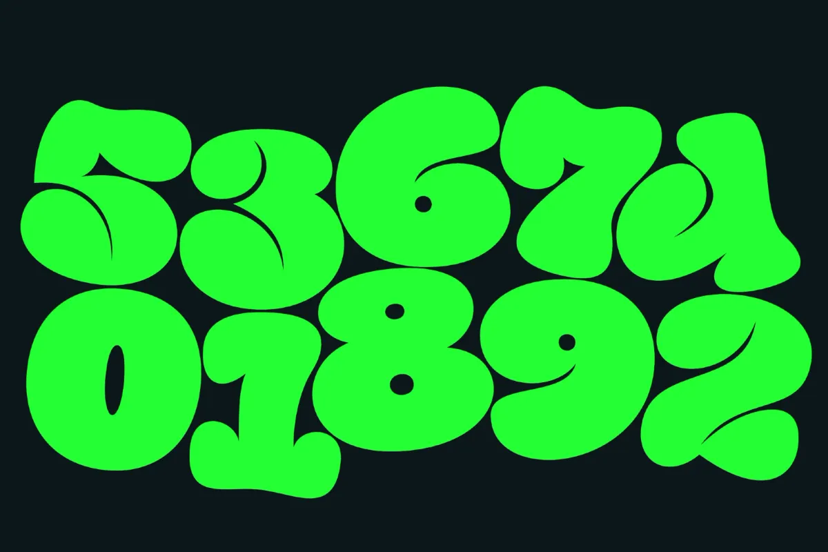Kren - Graffiti Bubble Font