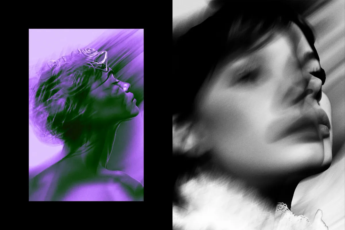 Blurred Spirit Photo Effect