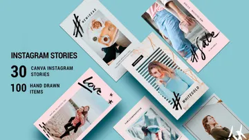 CANVA Instagram Hand-Drawn Stories
