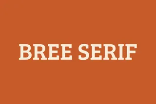 Bree Serif / Free Slab Font
