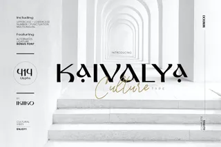 Kaivalya - Culture Font
