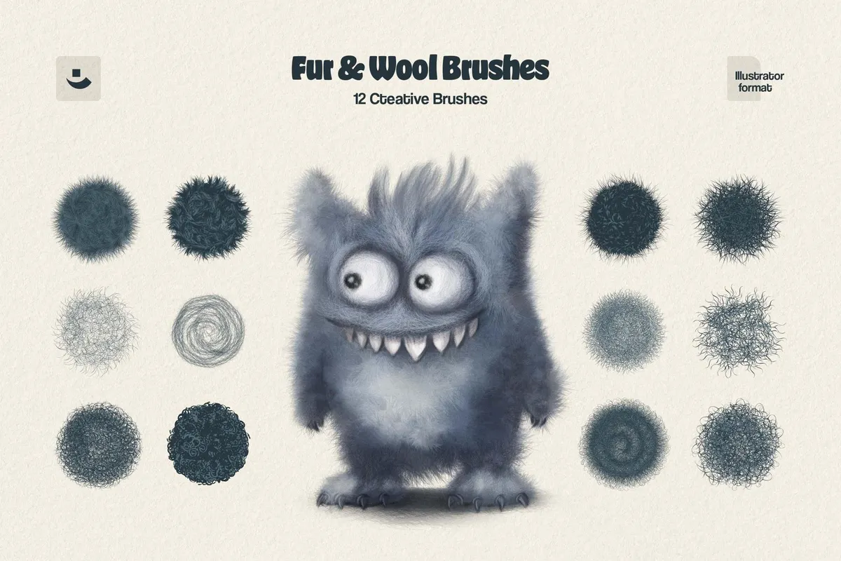Fur Illustrator Brushes