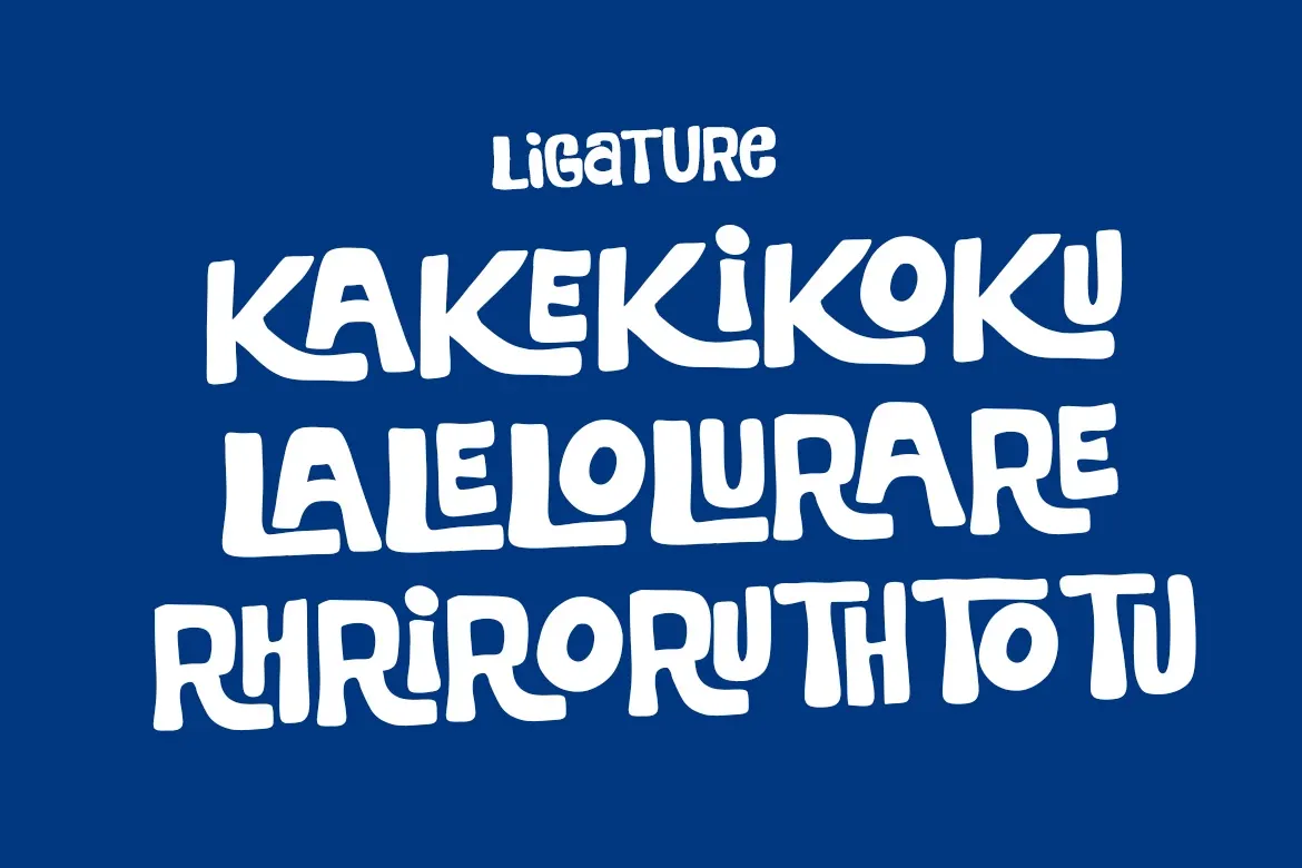 Kurma Bakar - Playful Rounded Display Font