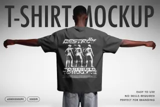 T-shirt Mockup Back Print