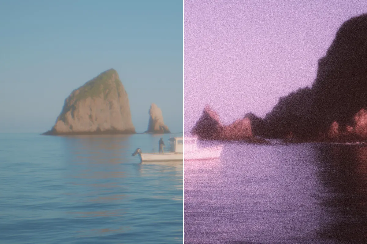 Pink Grain Tint Photo Effect