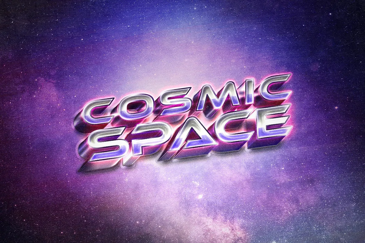 Back to the 80s Retro Text Effects