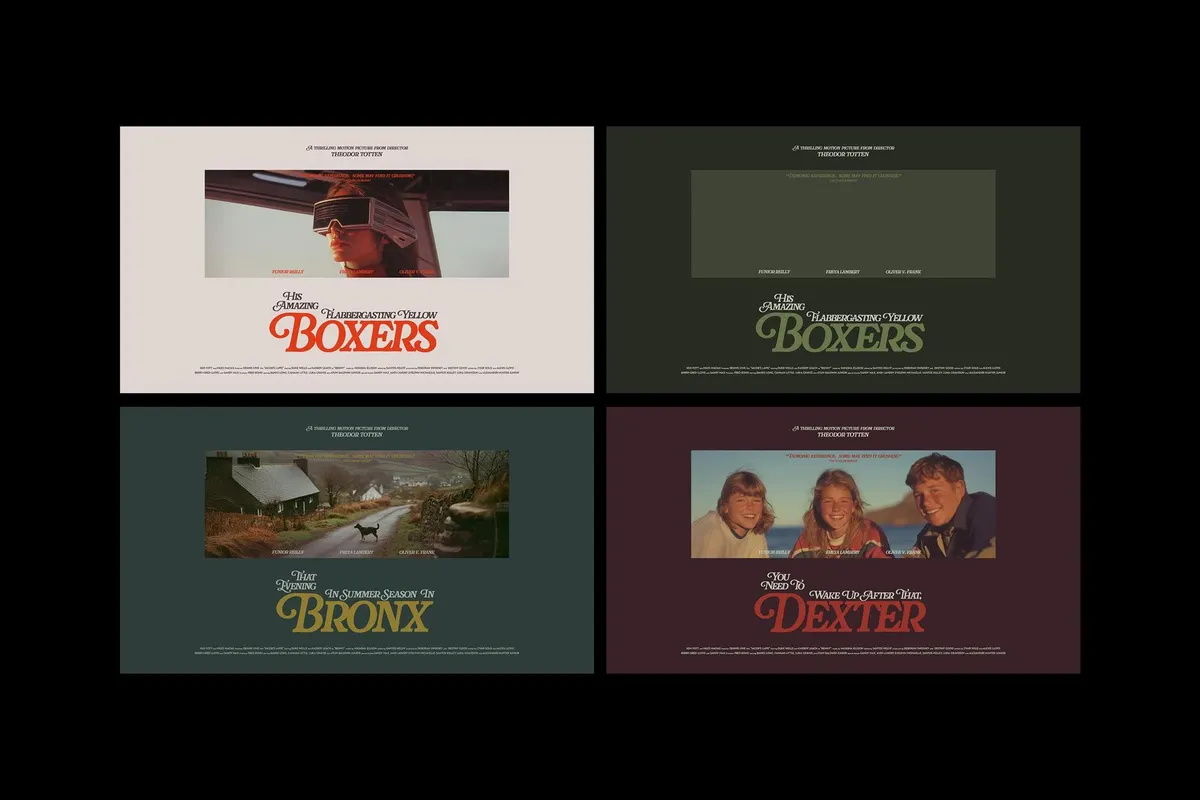 Old Movie Titles Collection