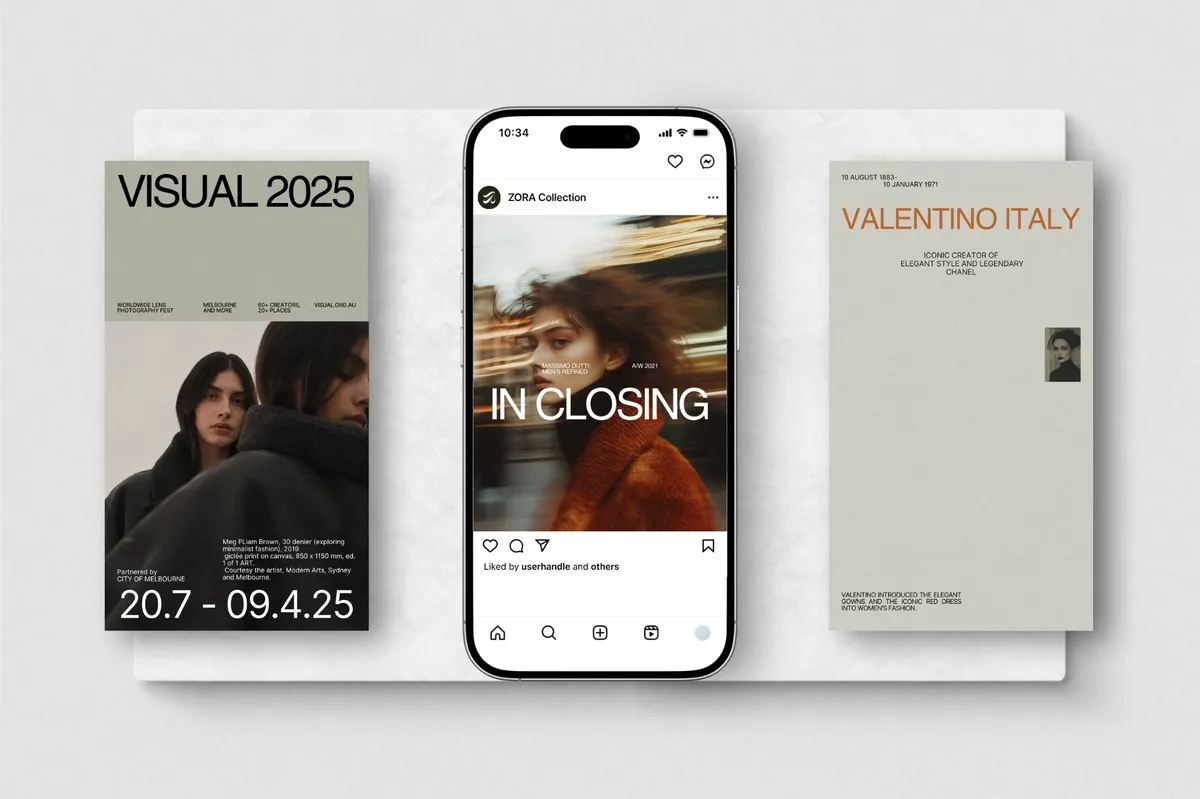 ZORA | Instagram Post & Story Templates for Canva Vol.2