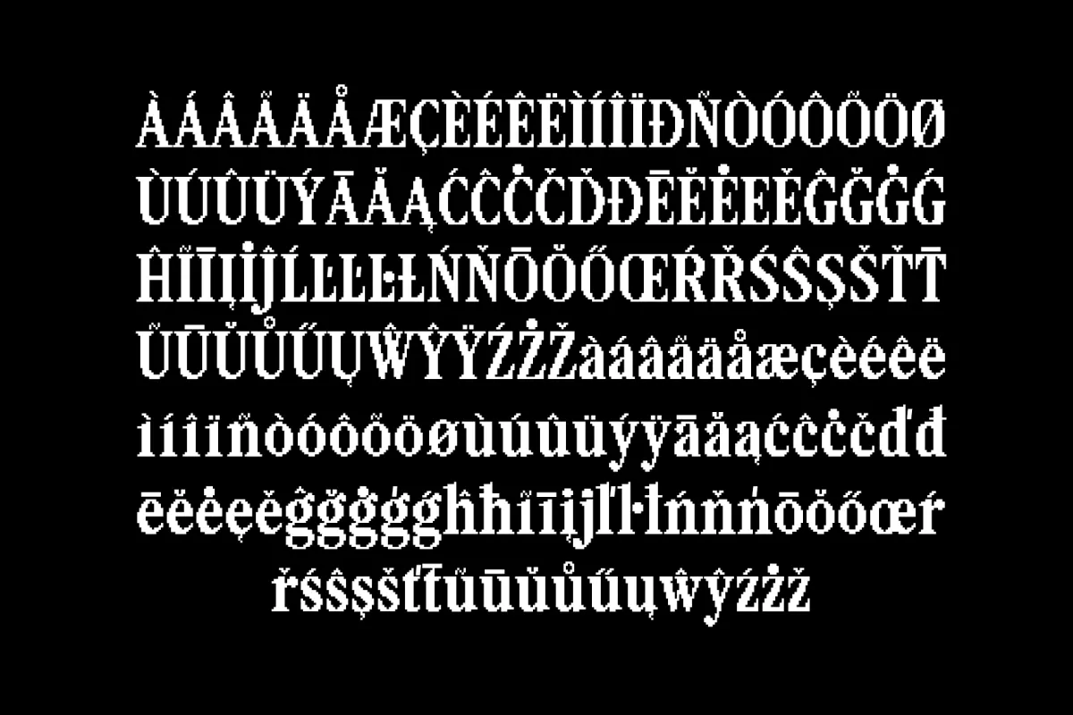 Pixelta – Bold Serif Pixel Font