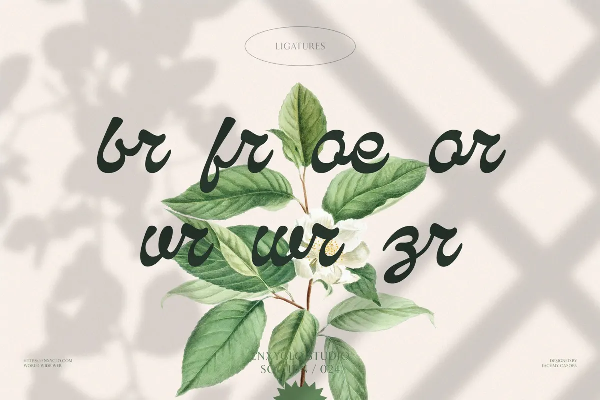 Qanproy Woldriug - Swash Script Font