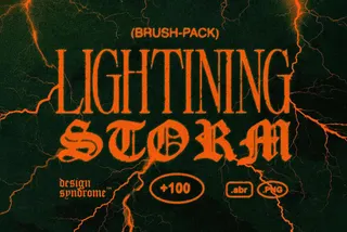 Lightning Storm Photoshop Brushes