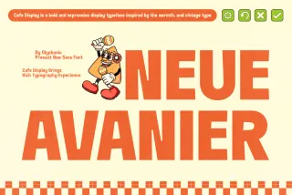 GC Neue Avenier - Bold Display Sans Font