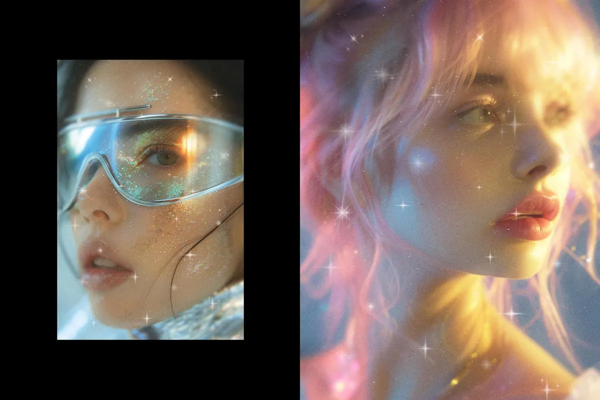 Dreamy Sparkle Photo Effect