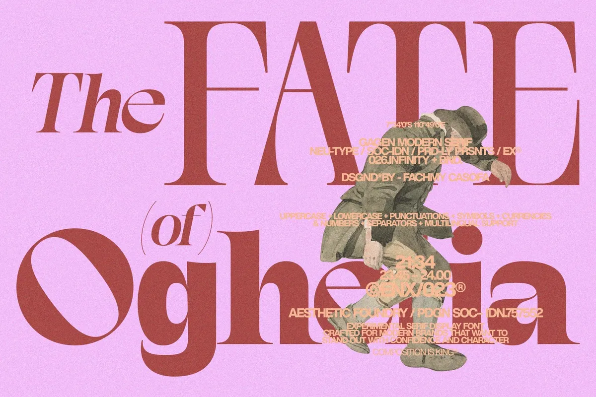 Gagen - Modern Editorial Serif Font