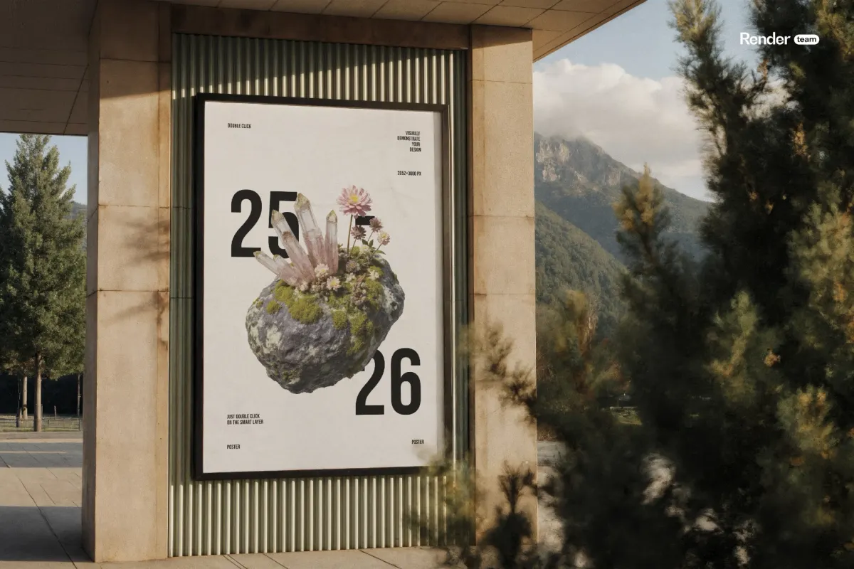 Wall Poster Mockup