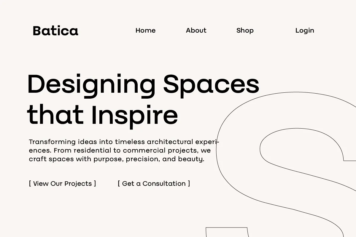 Batica – Modern Geometric Sans Font